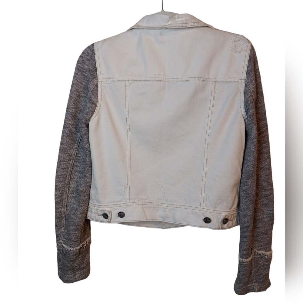 FREE PEOPLE LADIES LONG SLEEVE DENIM JACKET- SP - Picture 2 of 5